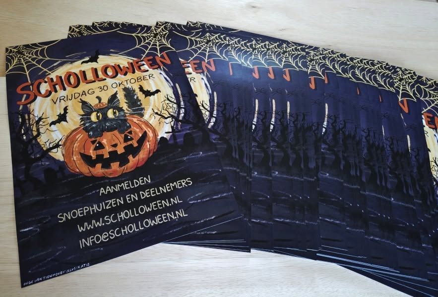 Griezeltocht in het Schollebos in Capelle aan den IJssel